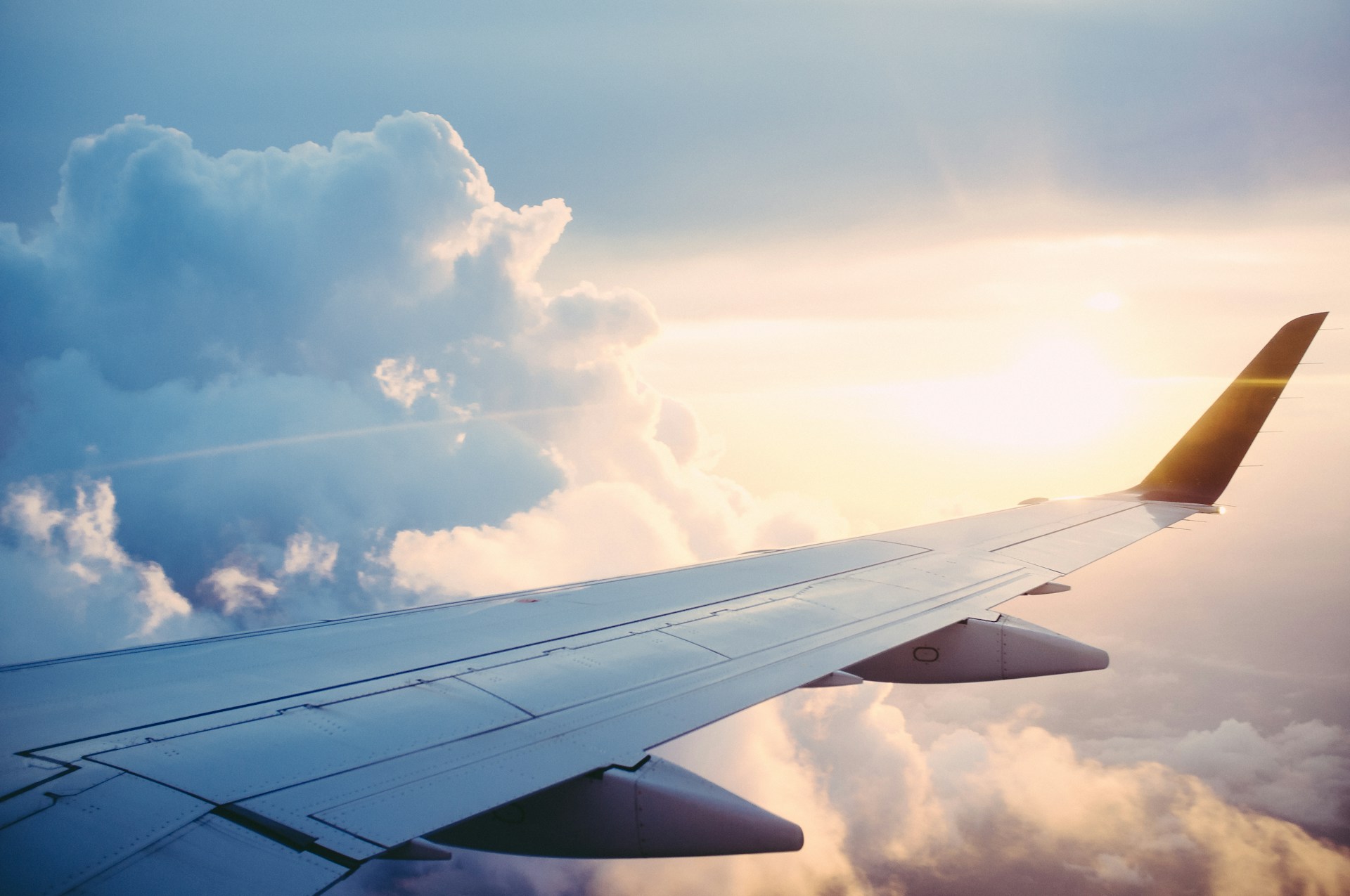 Commercial Airliner in Flight